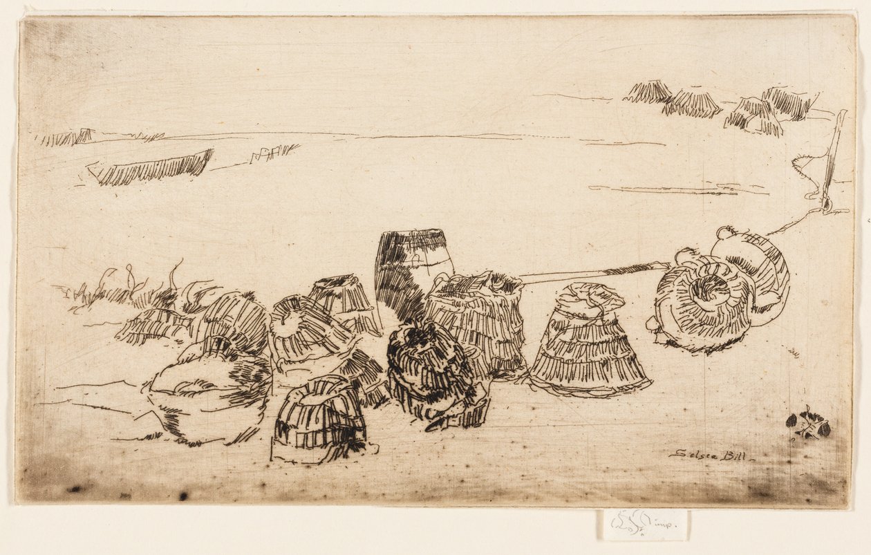 Hummerkörbe - Selsea Bill von James Abbott McNeill Whistler
