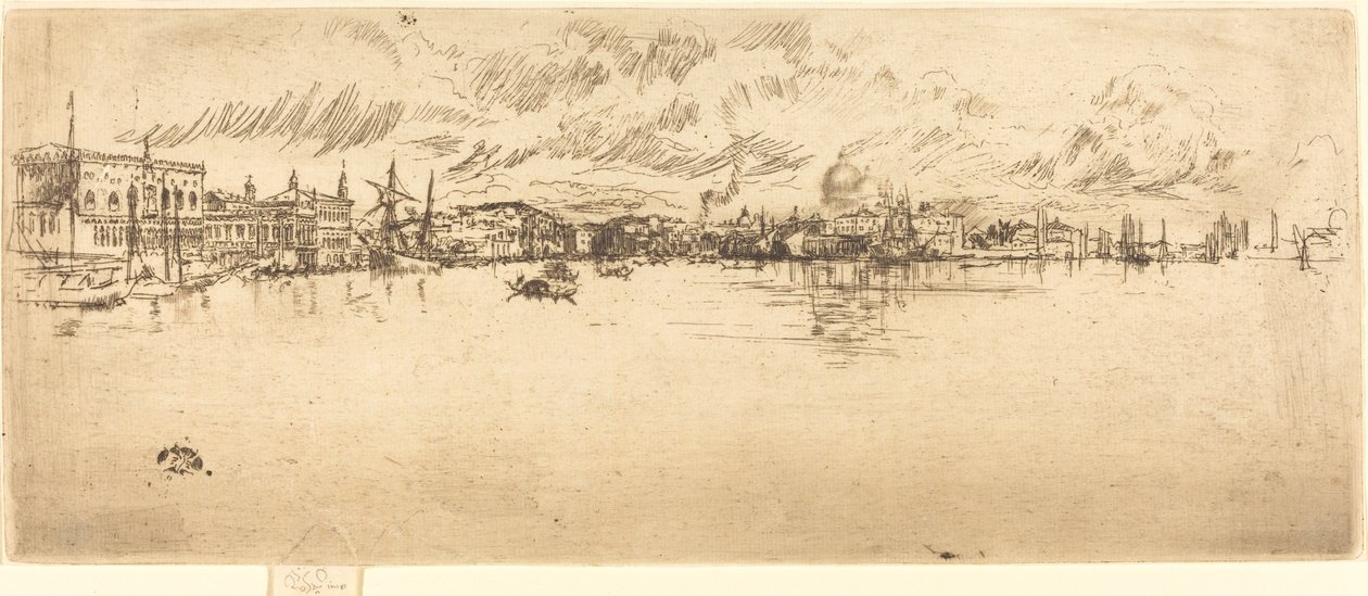 Langes Venedig von James Abbott McNeill Whistler