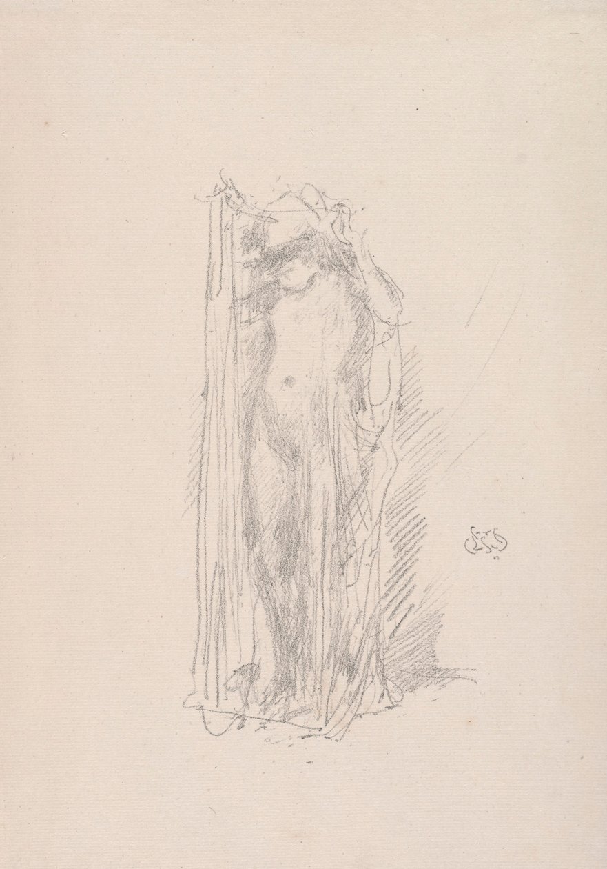 Modell Drapierung von James McNeill Whistler