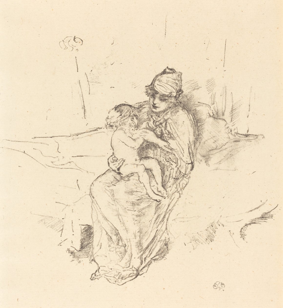 Mutter und Kind, Nr. 1 von James Abbott McNeill Whistler