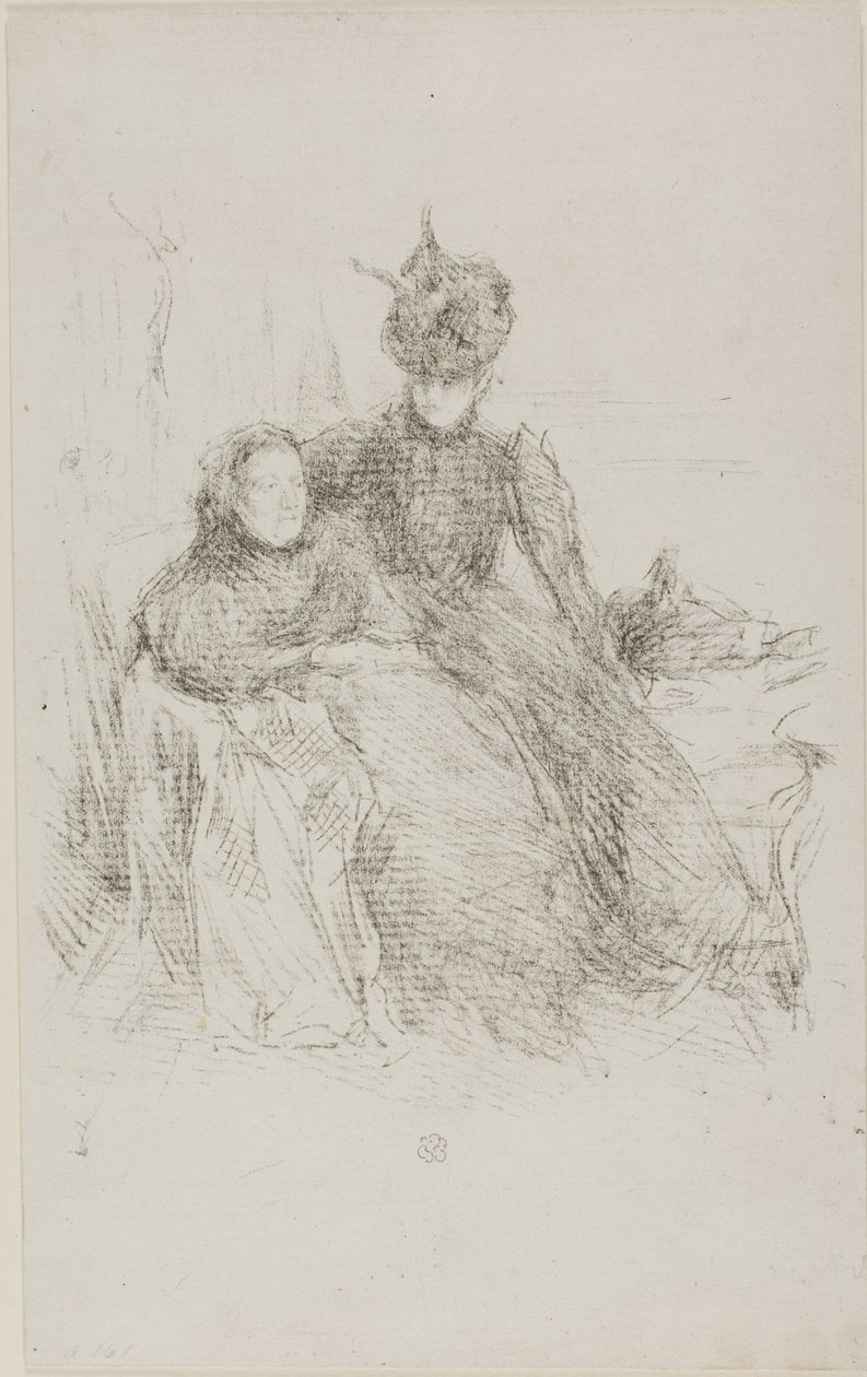Mutter und Tochter [La Mère Malade] von James Abbott McNeill Whistler