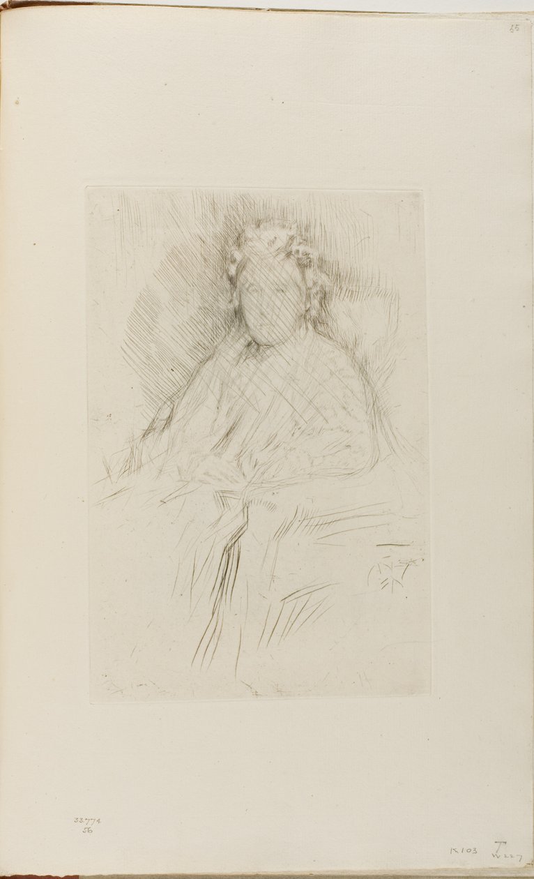 Mrs. Leyland, Sr. von James Abbott McNeill Whistler