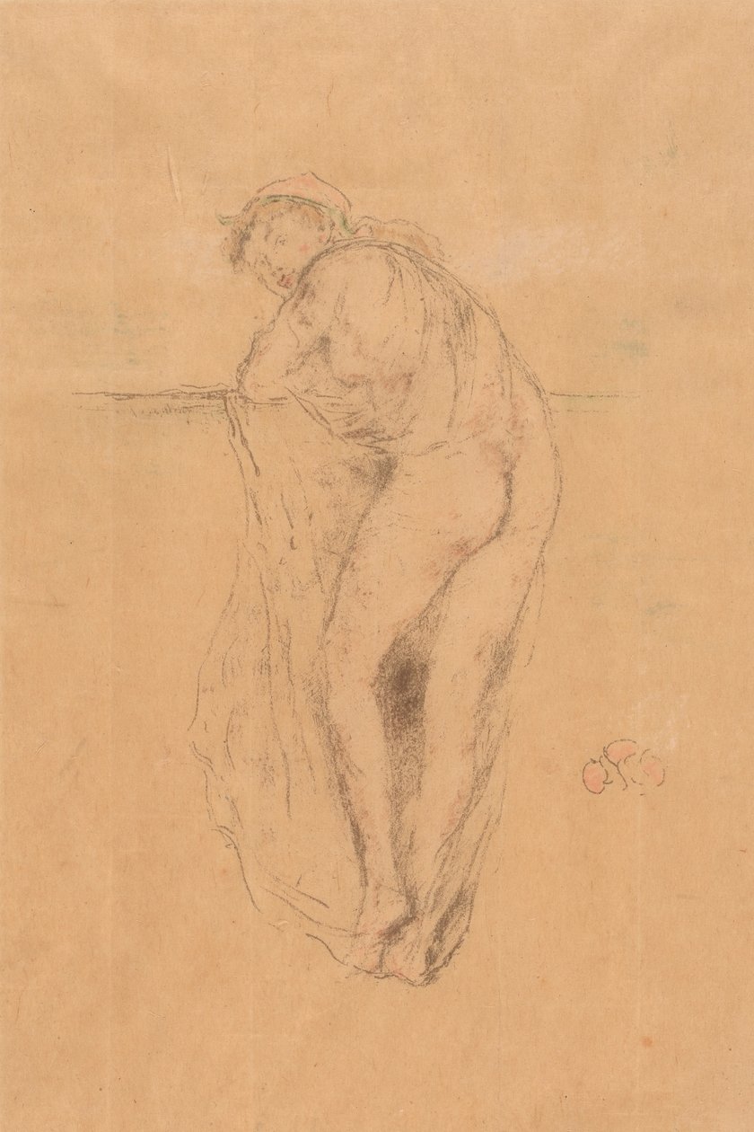 Nacktes Modell, Rückansicht von James Abbott McNeill Whistler