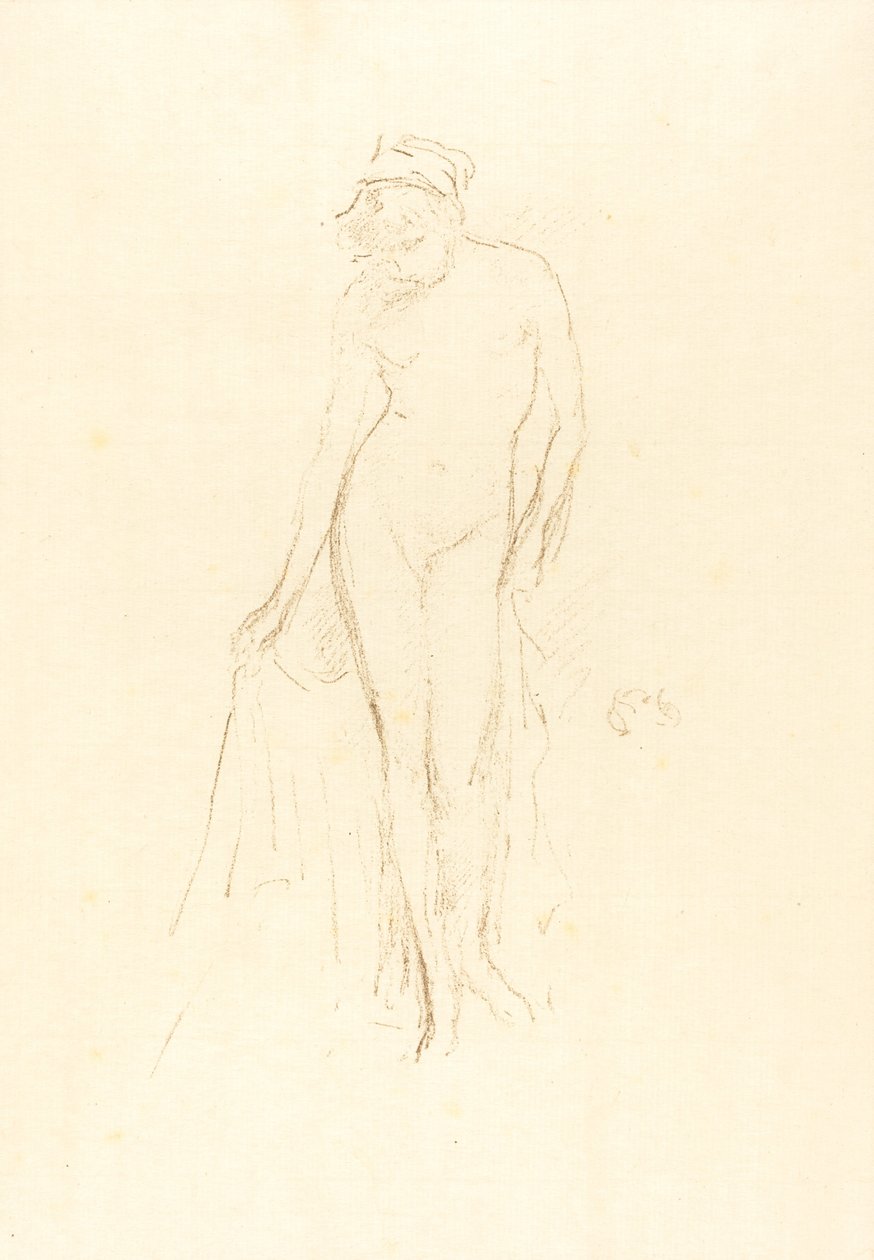 Stehendes Aktmodell von James Abbott McNeill Whistler
