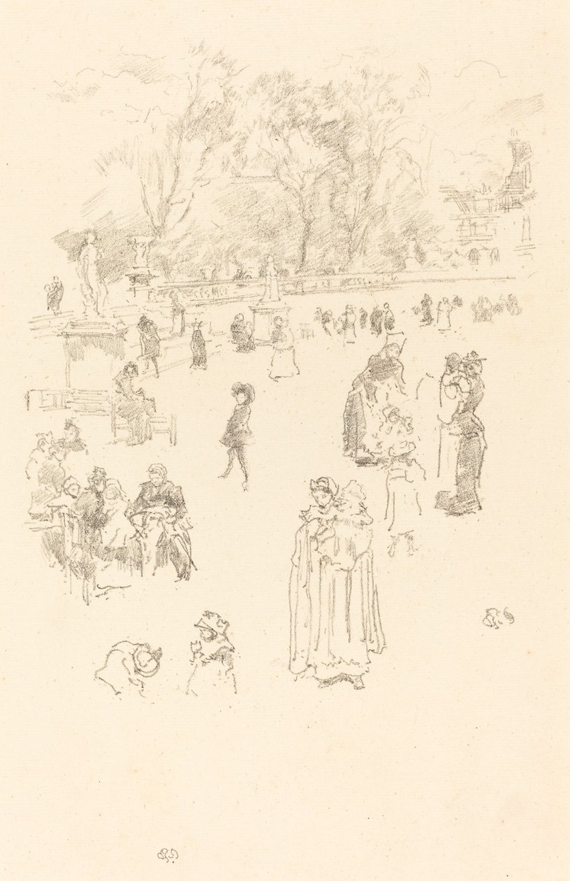 Kindermädchen: "Les Bonnes du Luxembourg" von James Abbott McNeill Whistler