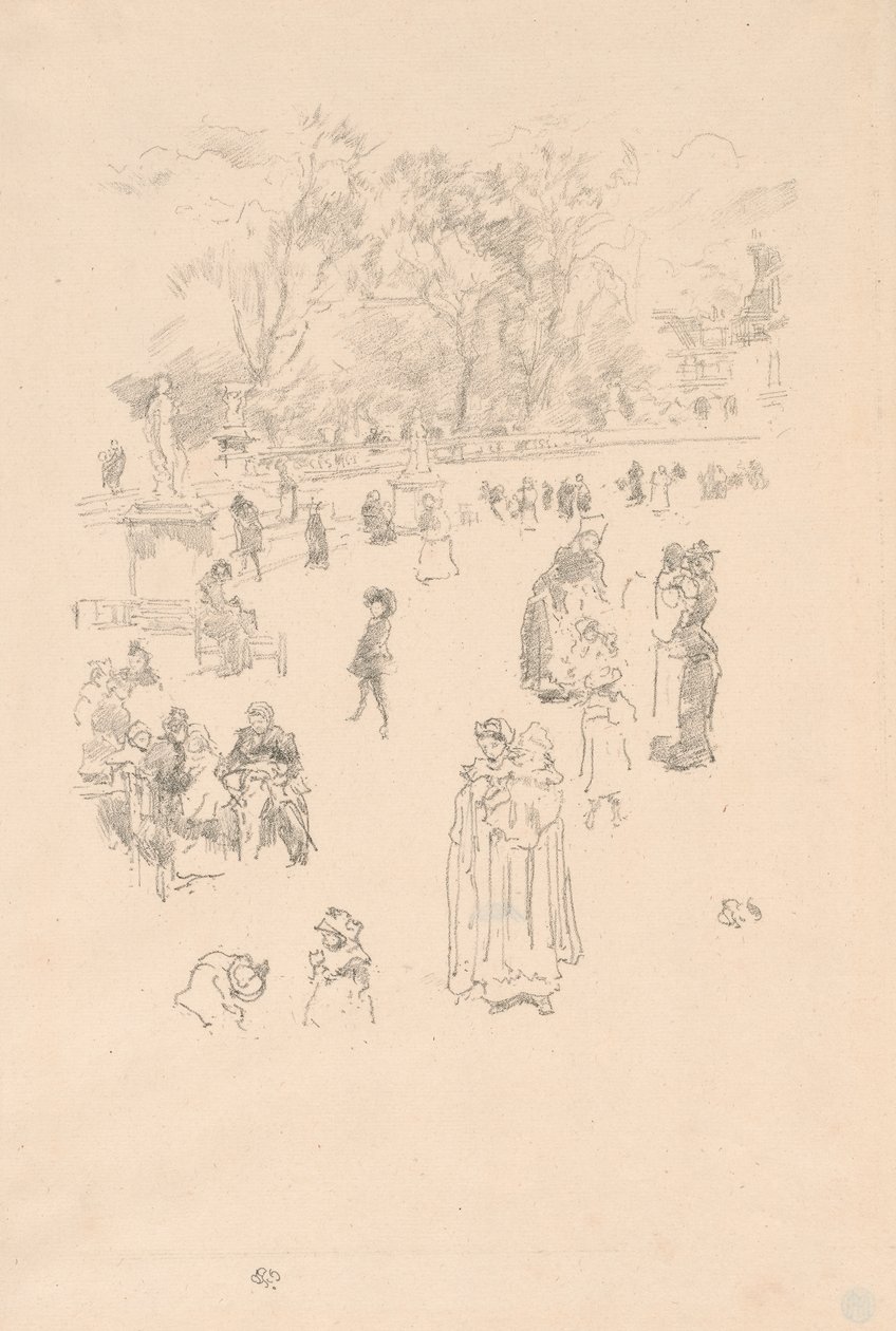 Kindermädchen: "Les Bonnes du Luxembourg" von James Abbott McNeill Whistler