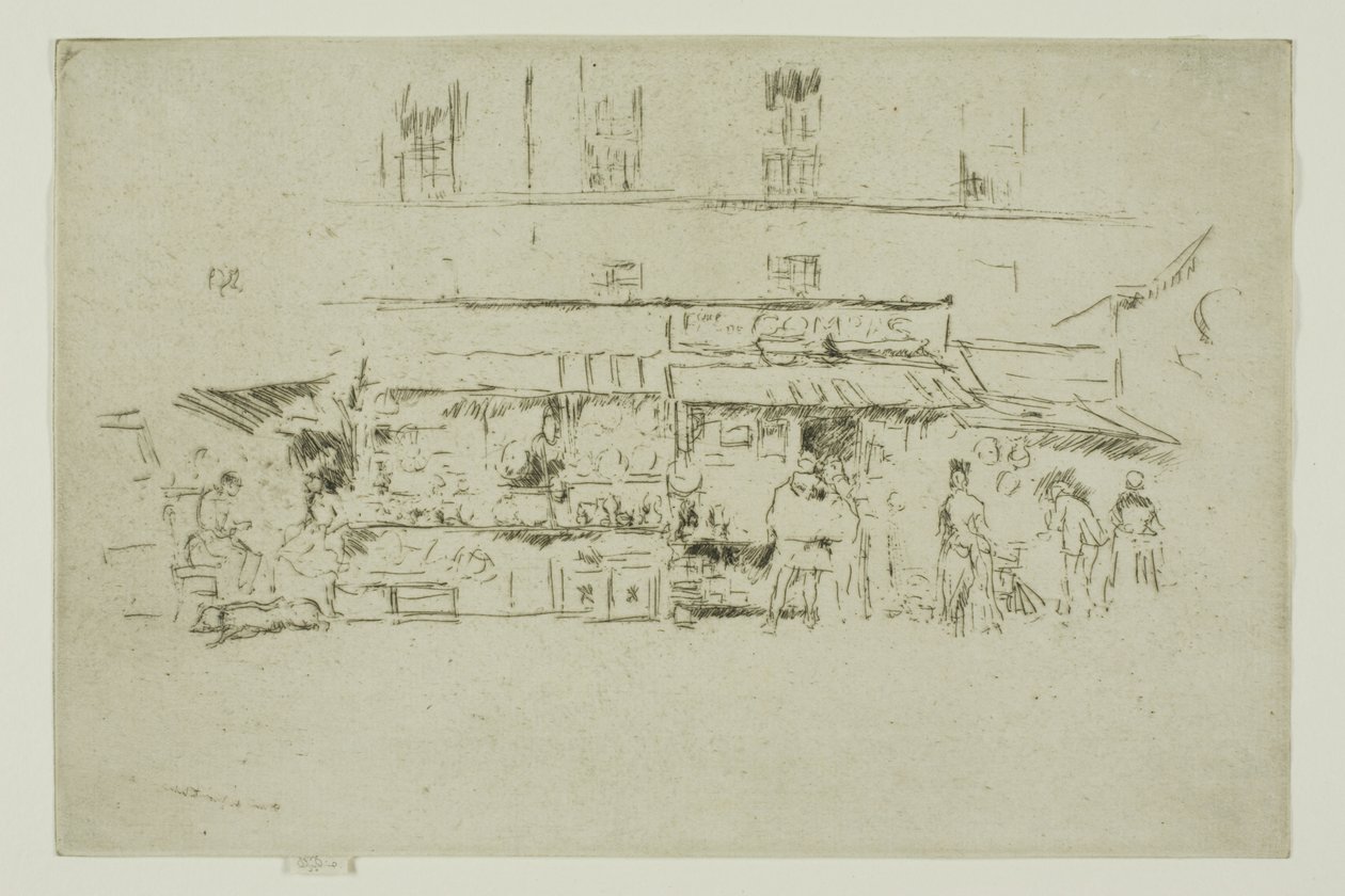 Quai de Montebello von James Abbott McNeill Whistler