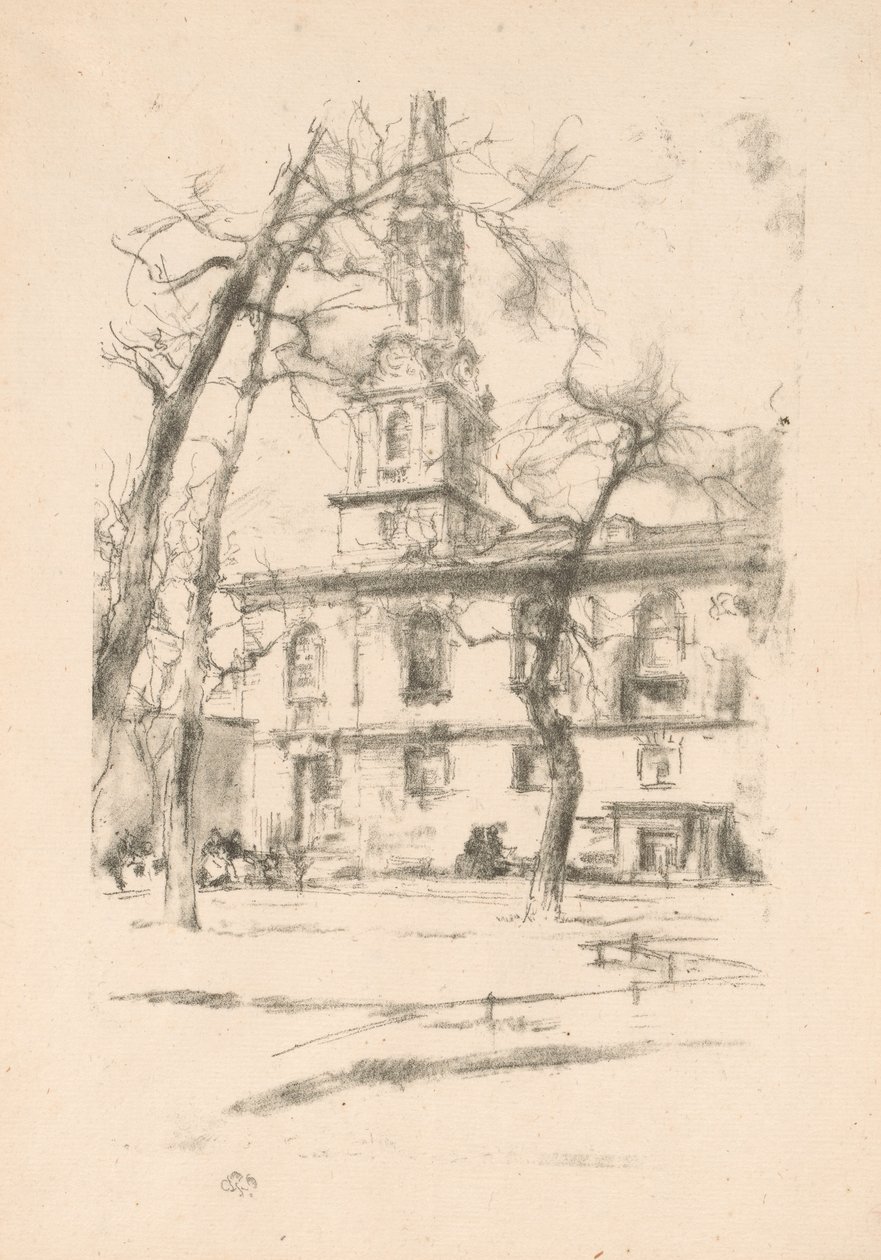 St. Giles-in-the-Fields von James Abbott McNeill Whistler