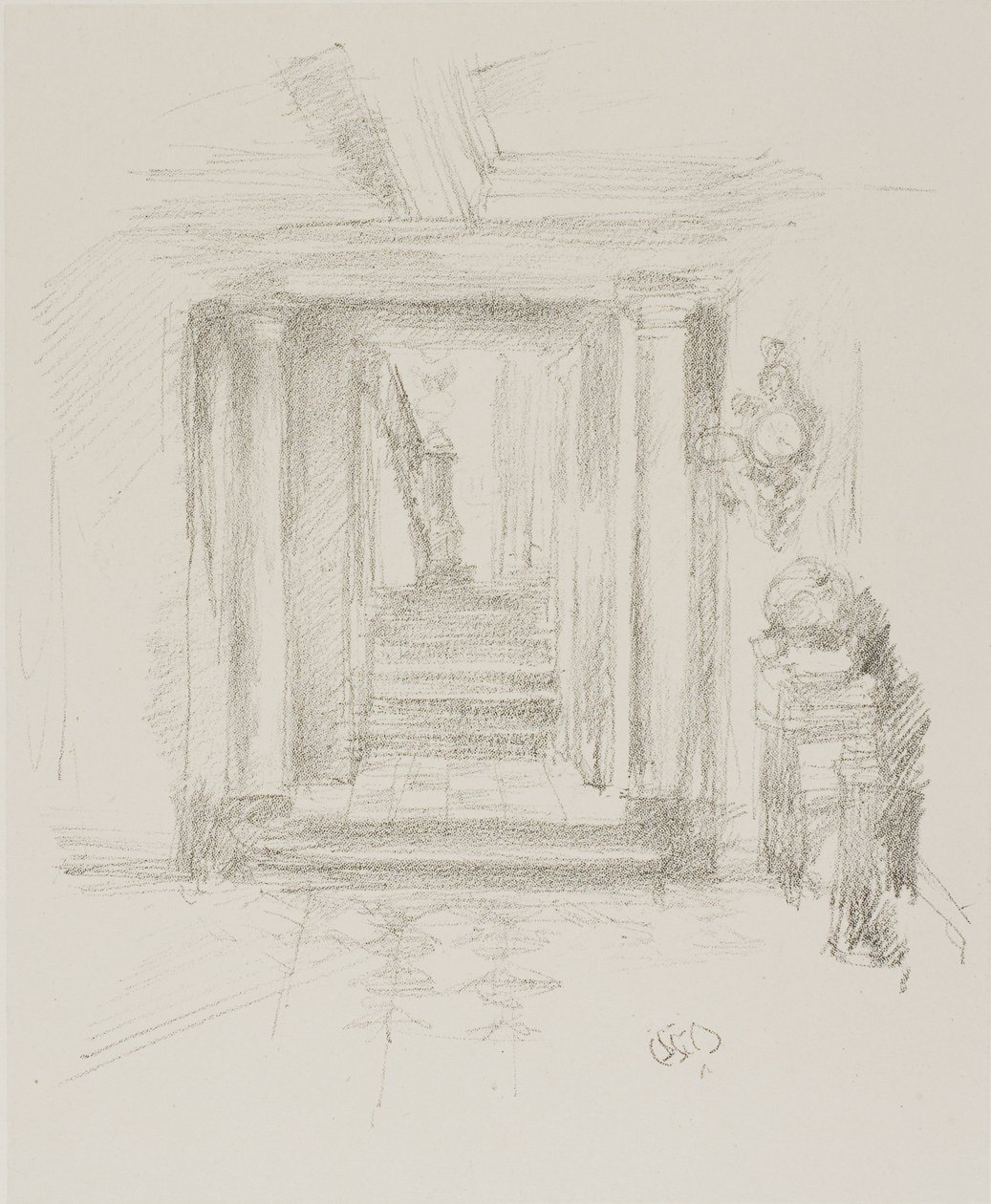Treppe von James Abbott McNeill Whistler