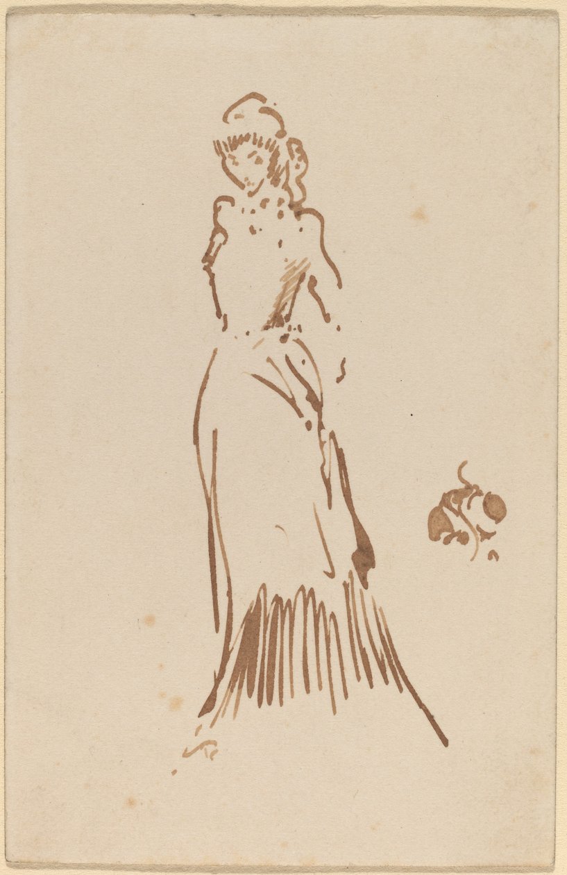 Stehende weibliche Figur von James Abbott McNeill Whistler