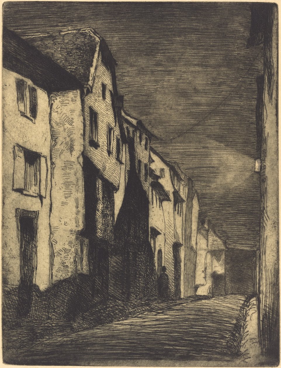 Straße in Saverne von James Abbott McNeill Whistler