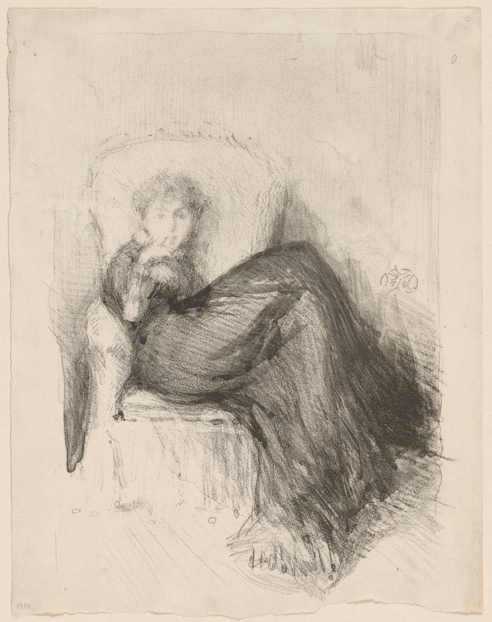 Studie: Maud Sitzend von James McNeill Whistler