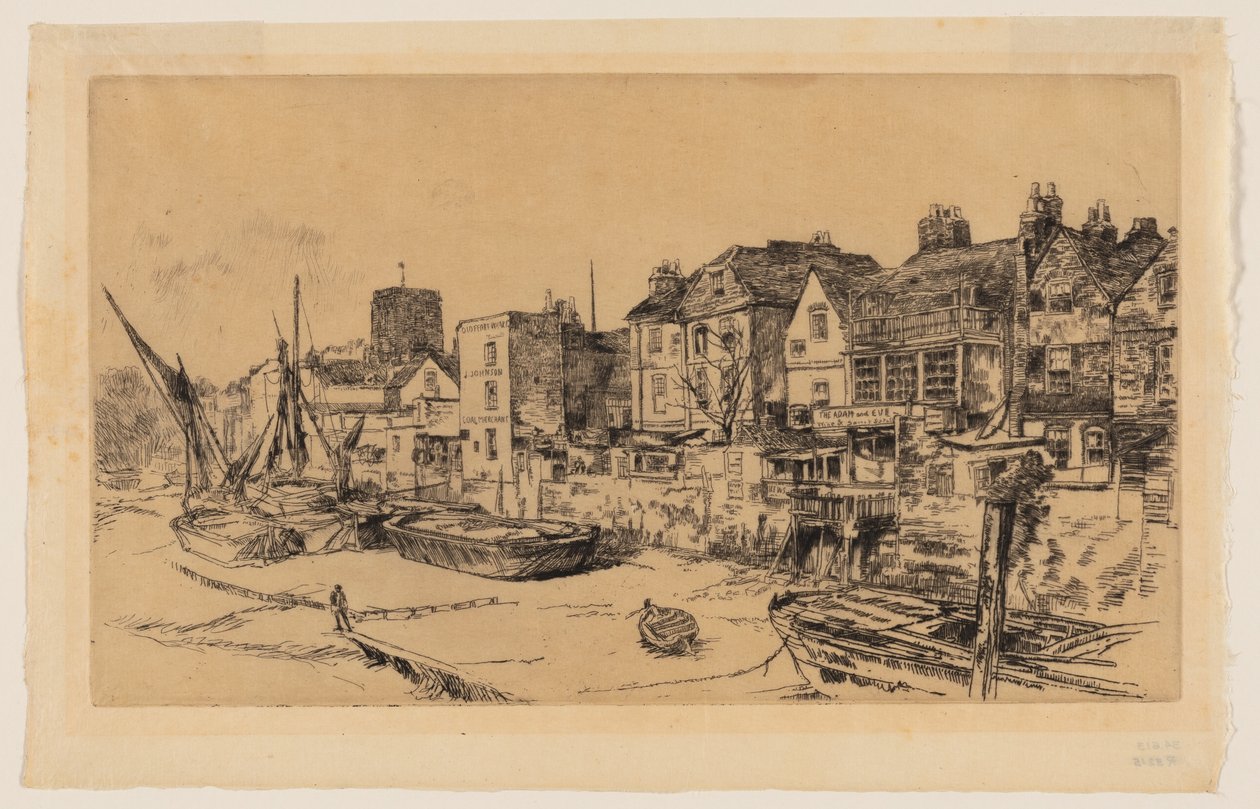 Der „Adam und Eva“, Old Chelsea von James Abbott McNeill Whistler