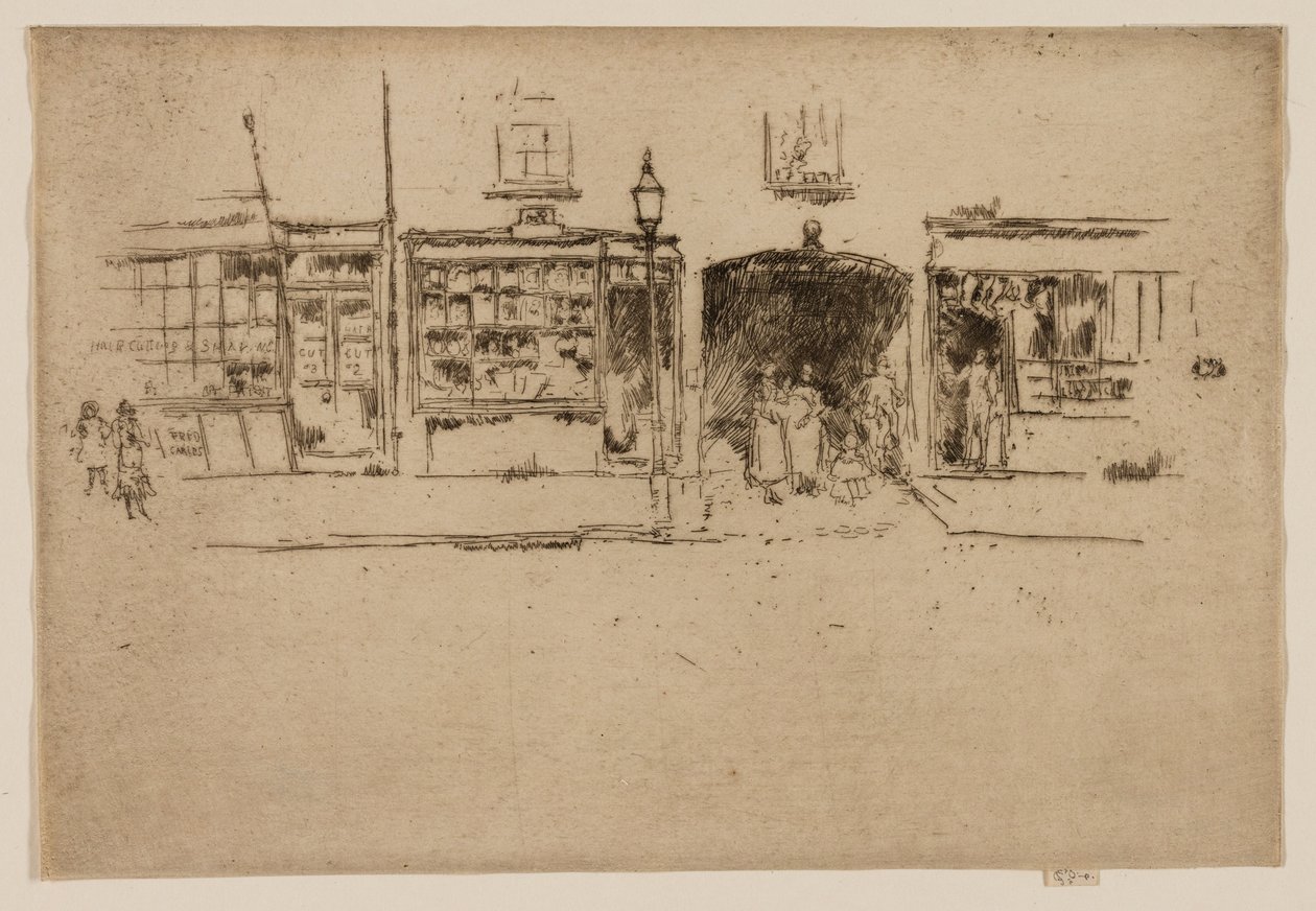 Der Friseursalon, Chelsea von James McNeill Whistler