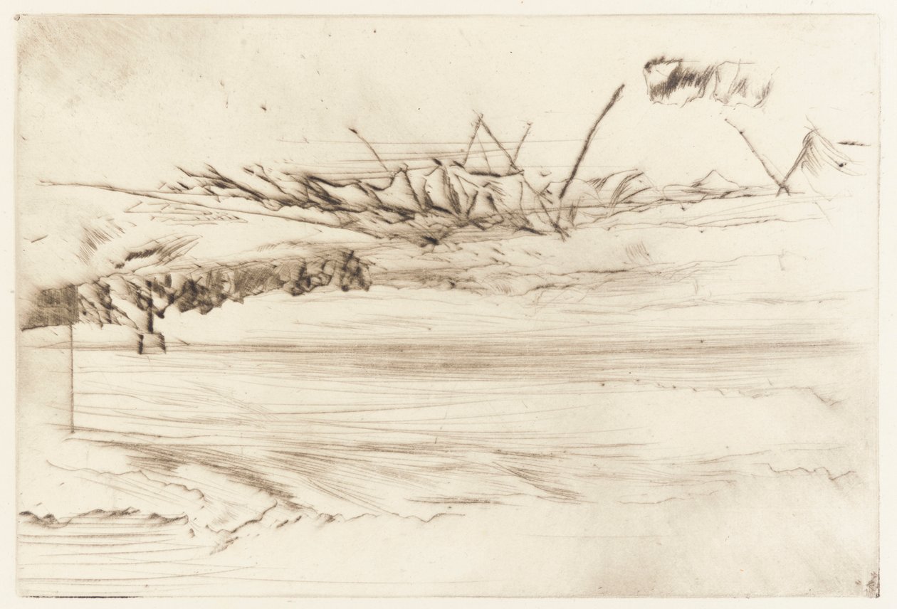 Der Strand von Hastings von James Abbott McNeill Whistler