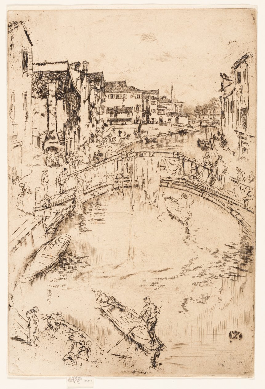 Die Brücke, Santa Marta von James Abbott McNeill Whistler