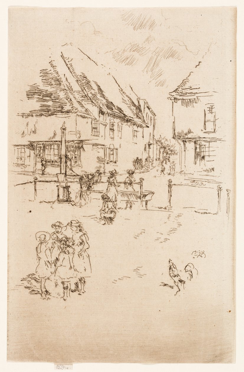 Der Hahn und die Pumpe von James Abbott McNeill Whistler