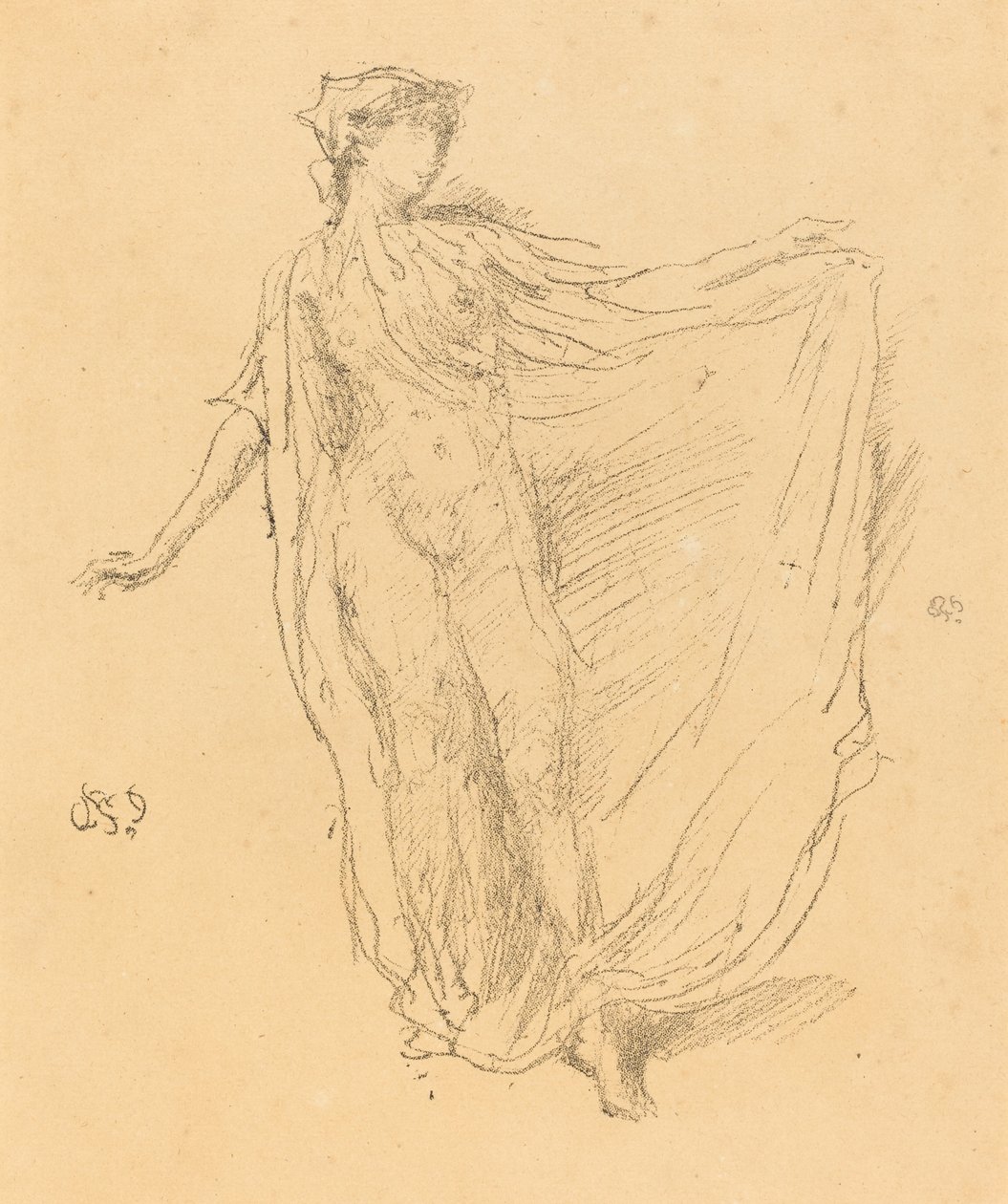 Das tanzende Mädchen von James Abbott McNeill Whistler