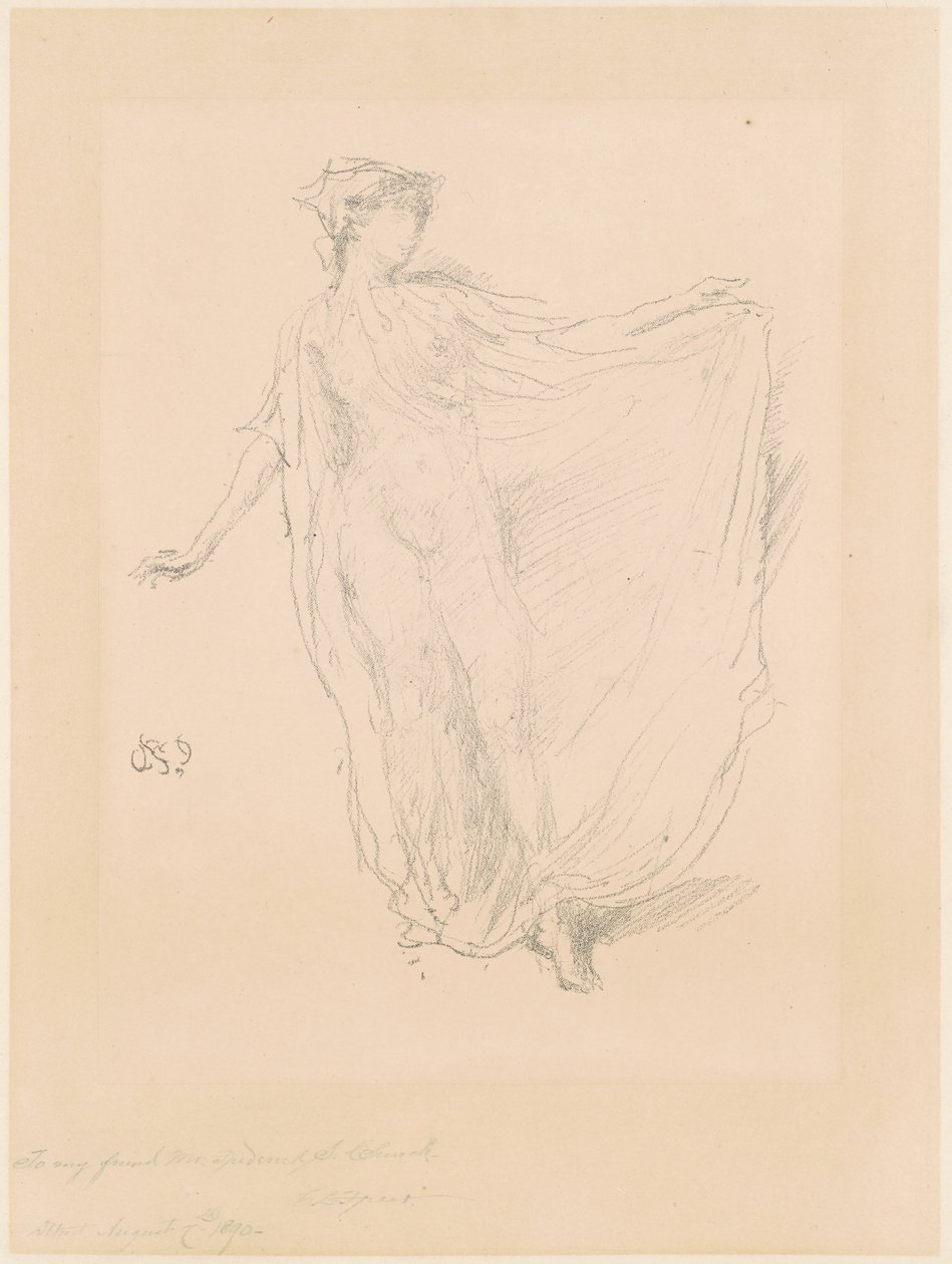 Das tanzende Mädchen von James Abbott McNeill Whistler