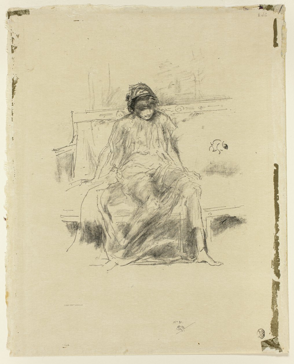 Die drapierte Figur, sitzend von James Abbott McNeill Whistler