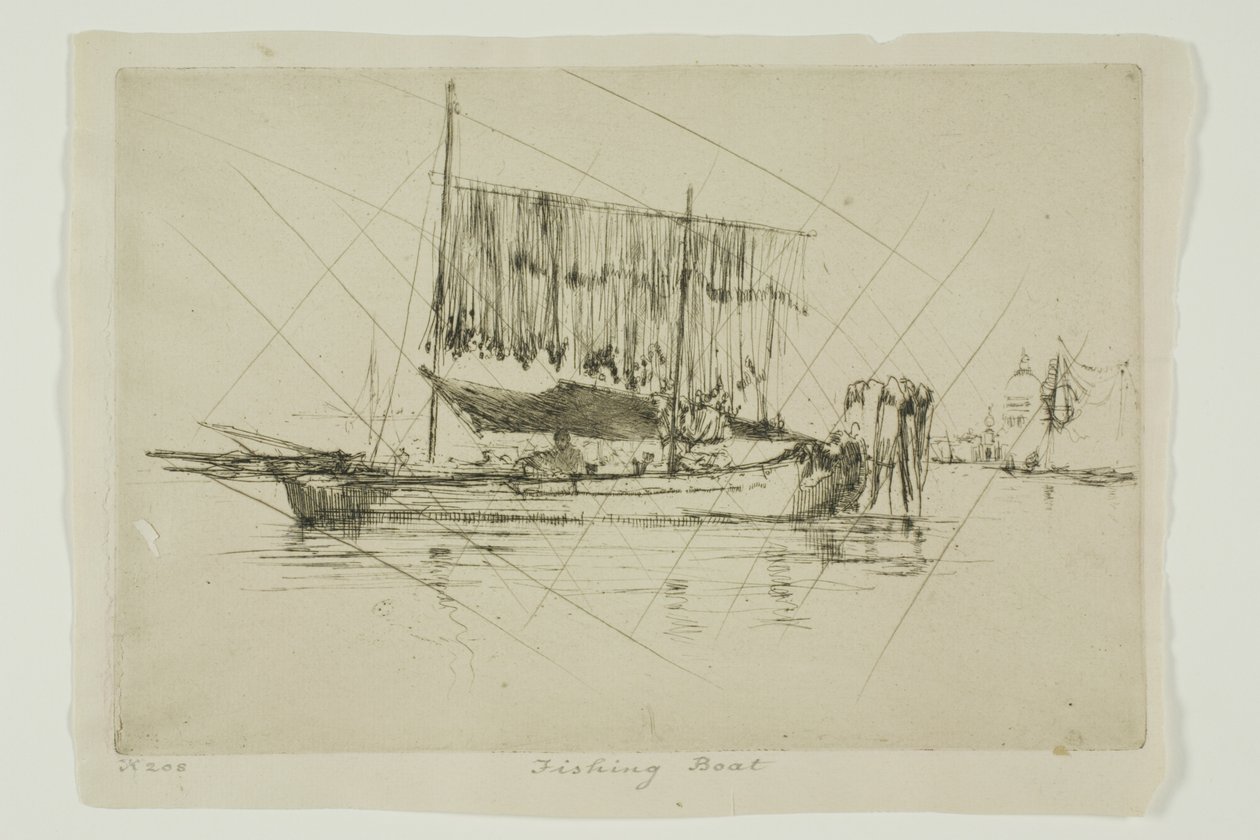 Das Fischerboot von James Abbott McNeill Whistler