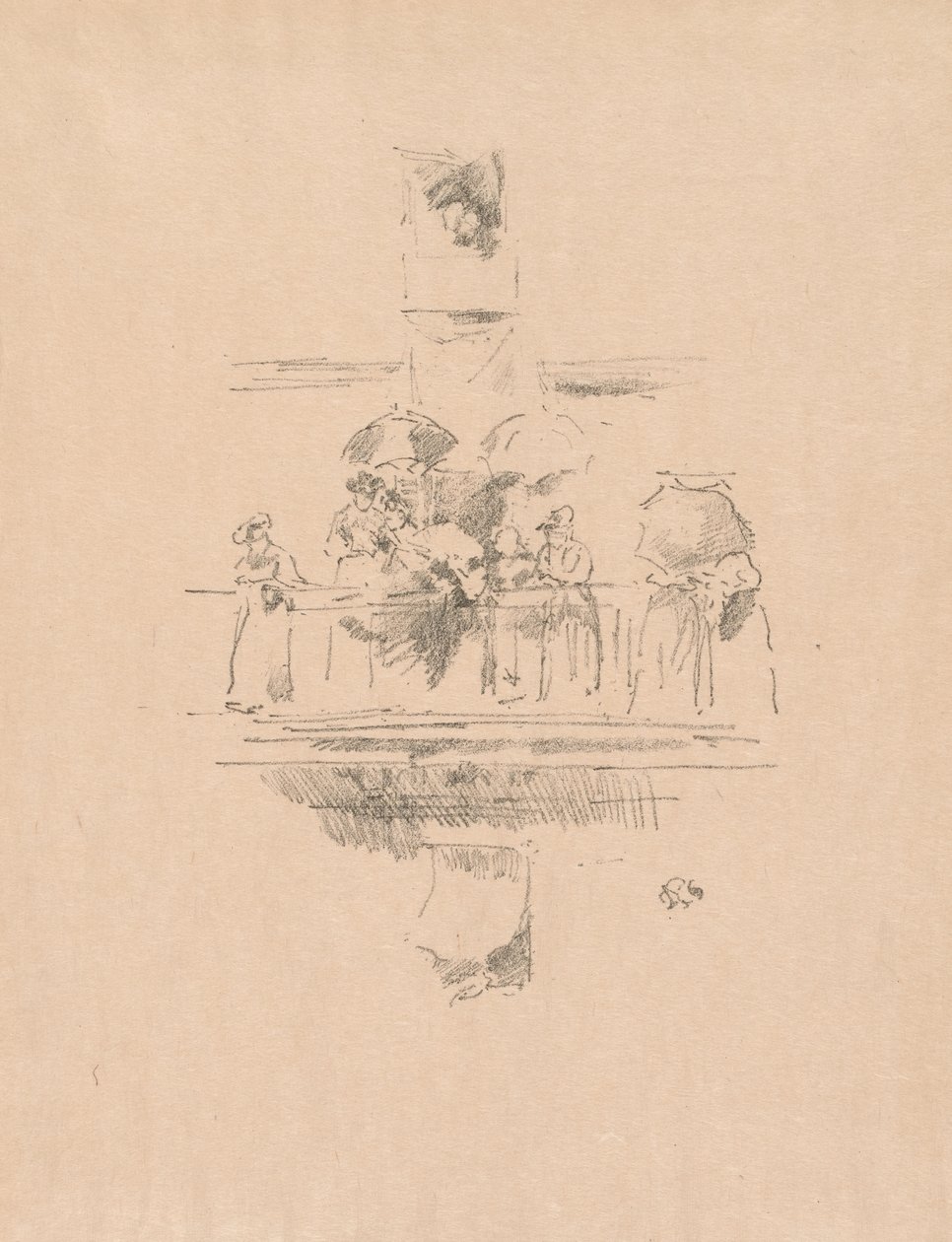 Der kleine Balkon von James Abbott McNeill Whistler