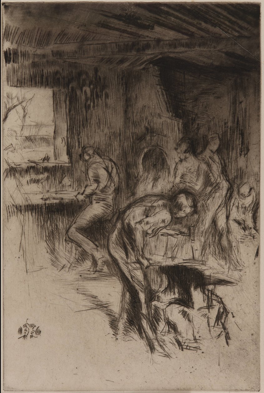 Die kleine Schmiede, Liverpool von James Abbott McNeill Whistler