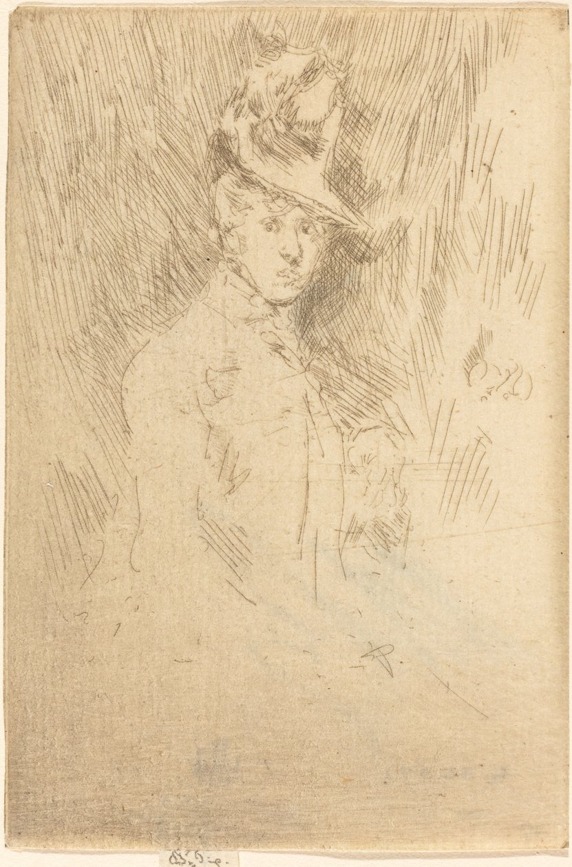 Der kleine Hut von James Abbott McNeill Whistler