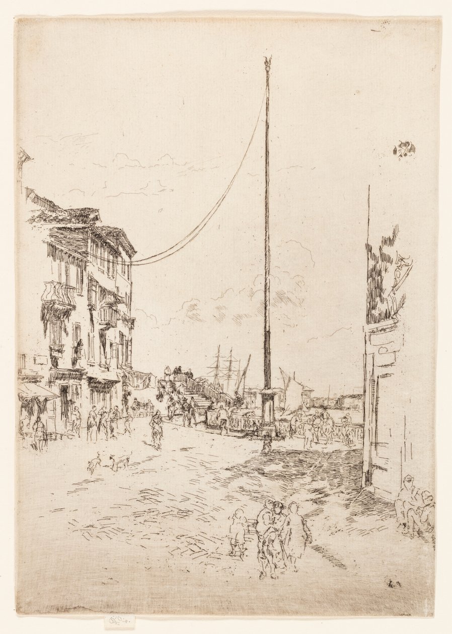 Der kleine Mast von James Abbott McNeill Whistler