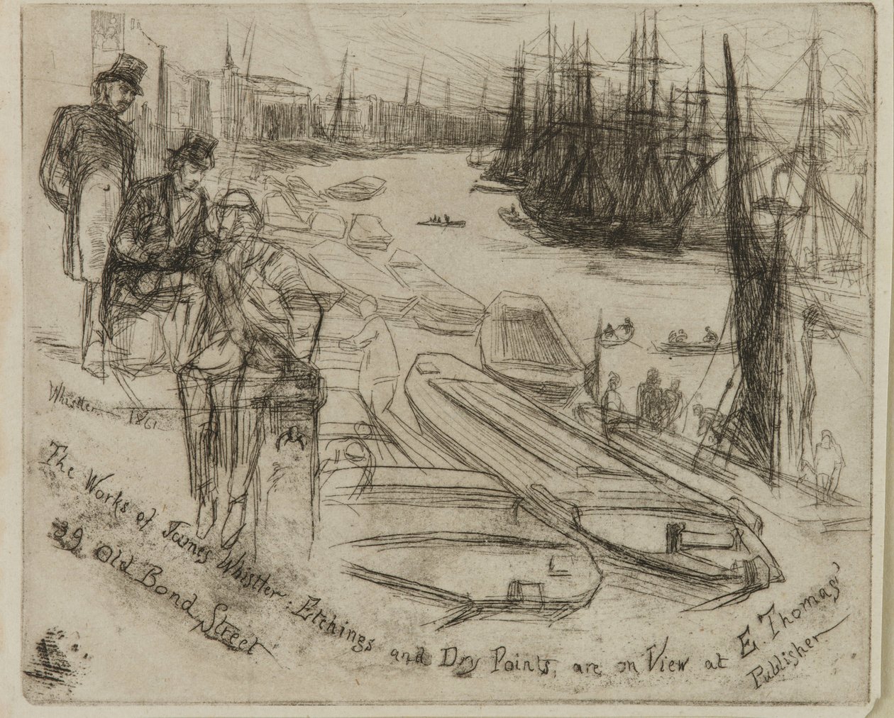 Der kleine Teich von James Abbott McNeill Whistler