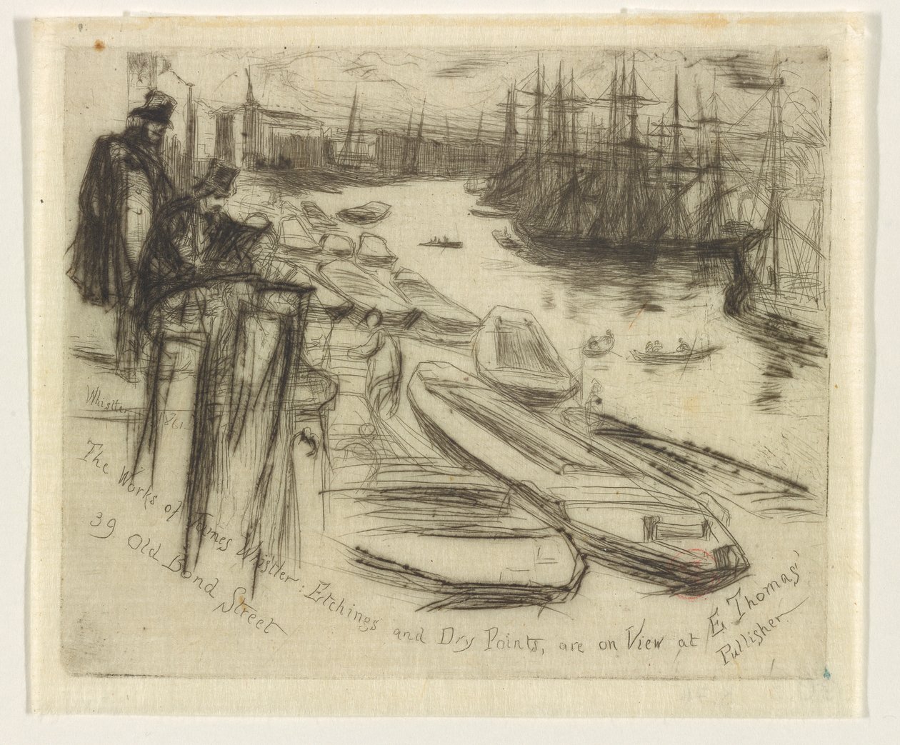 Der kleine Teich von James Abbott McNeill Whistler