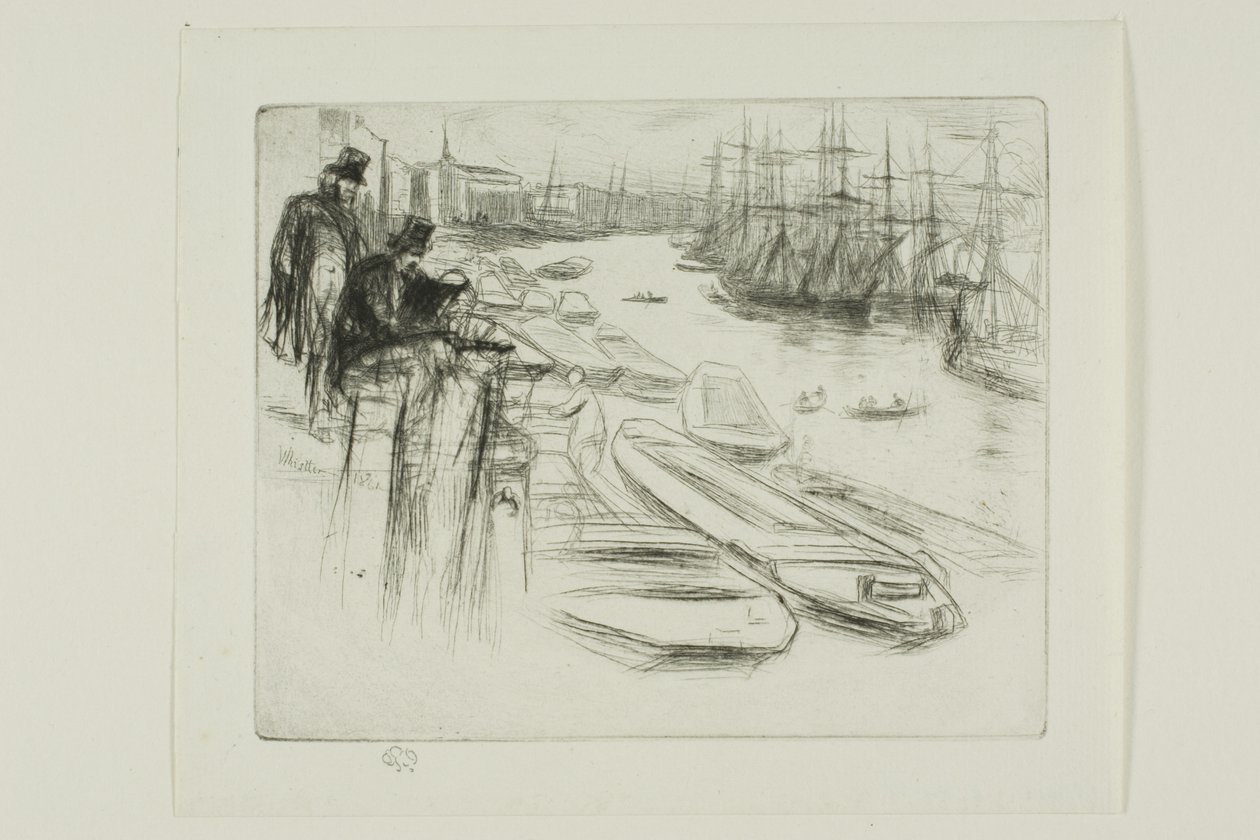 Der kleine Teich von James Abbott McNeill Whistler