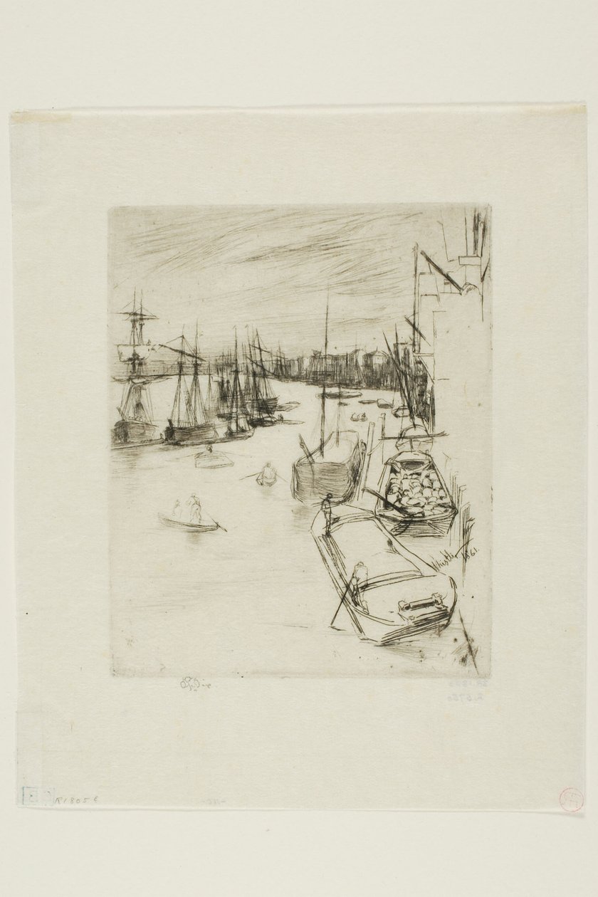 Der kleine Rotherhithe von James Abbott McNeill Whistler