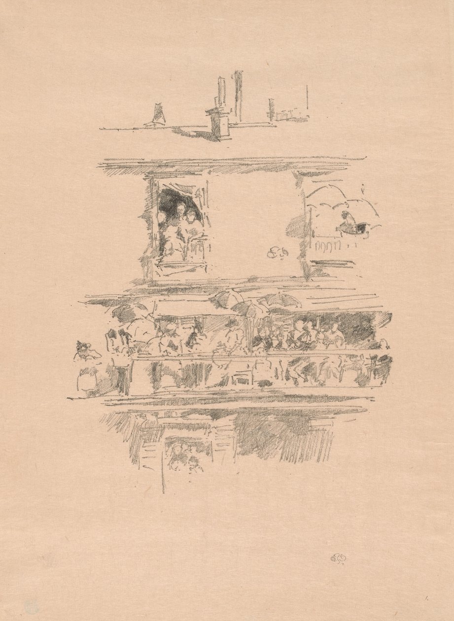 Der lange Balkon von James McNeill Whistler