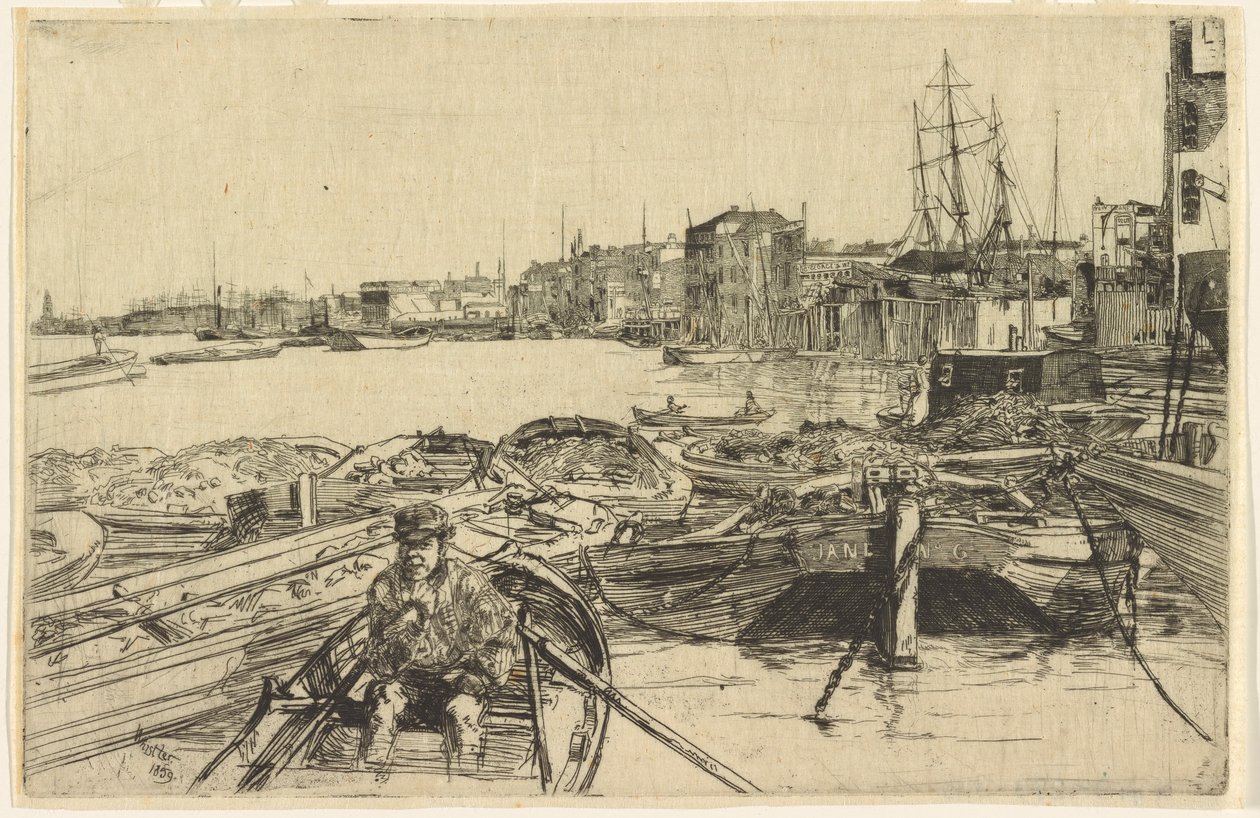 Der Teich von James Abbott McNeill Whistler