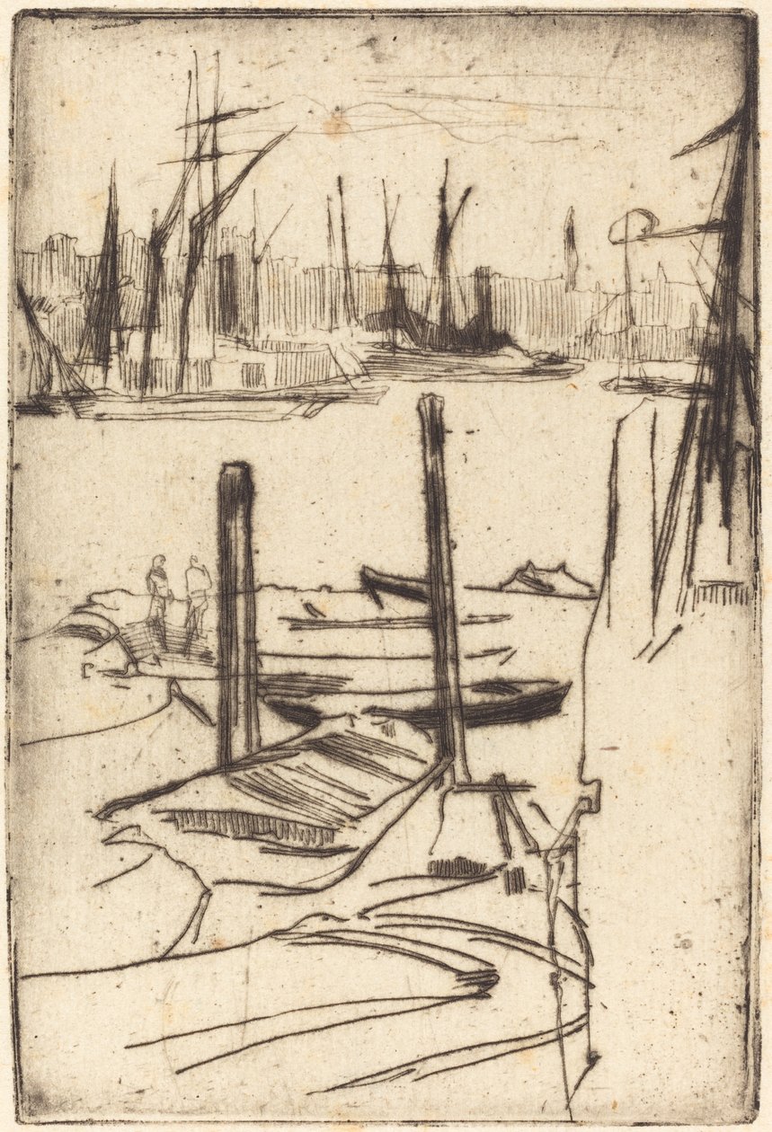 Der kleine Teich von James Abbott McNeill Whistler