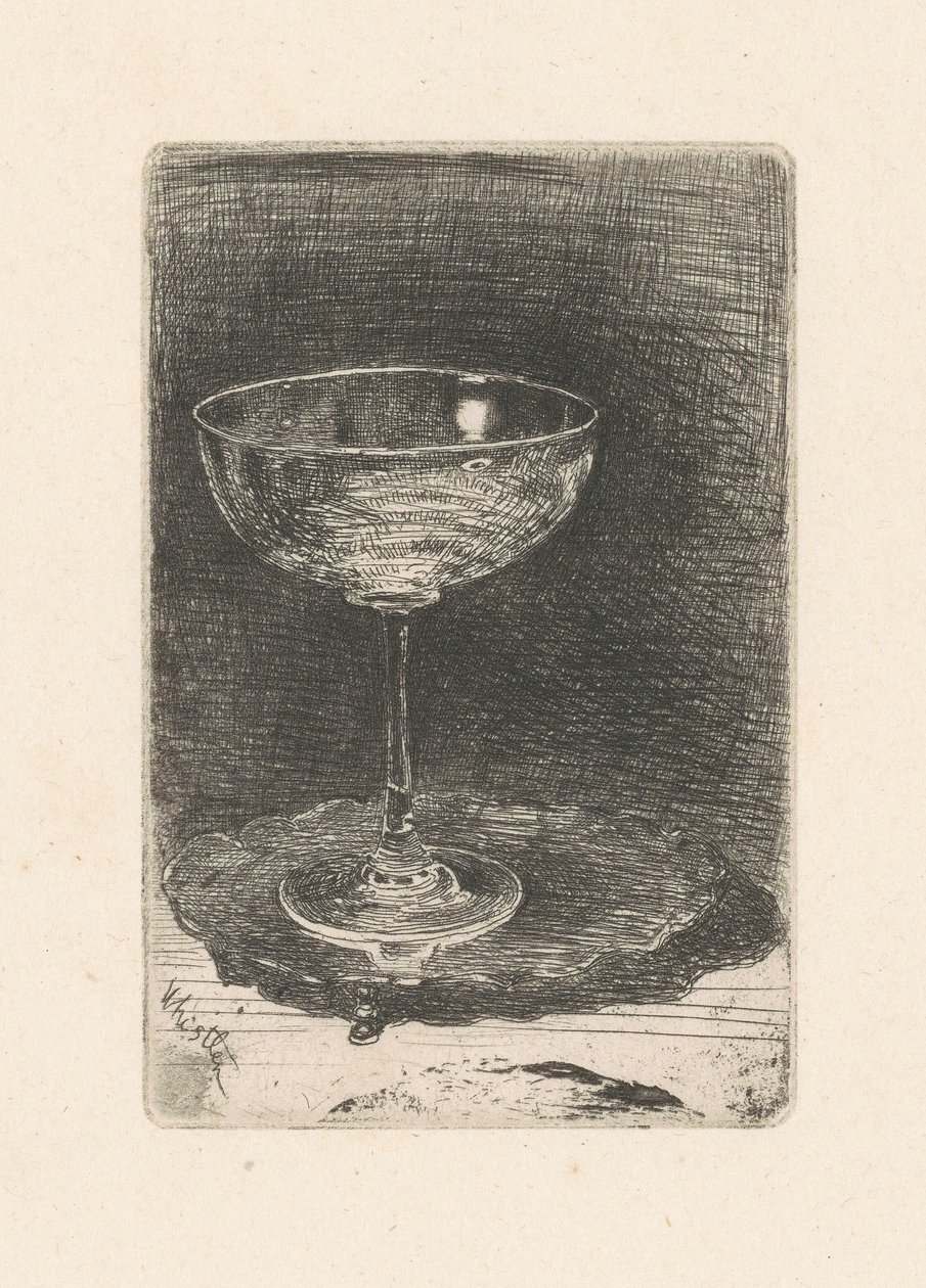 Das Weinglas von James Abbott McNeill Whistler