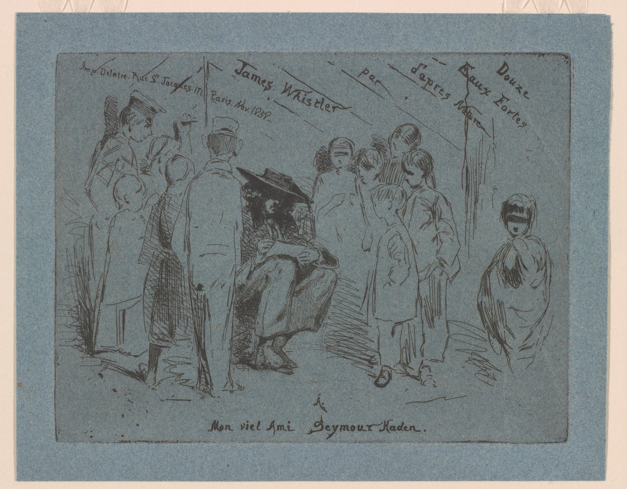 Titelseite des "French Set" von James Abbott McNeill Whistler