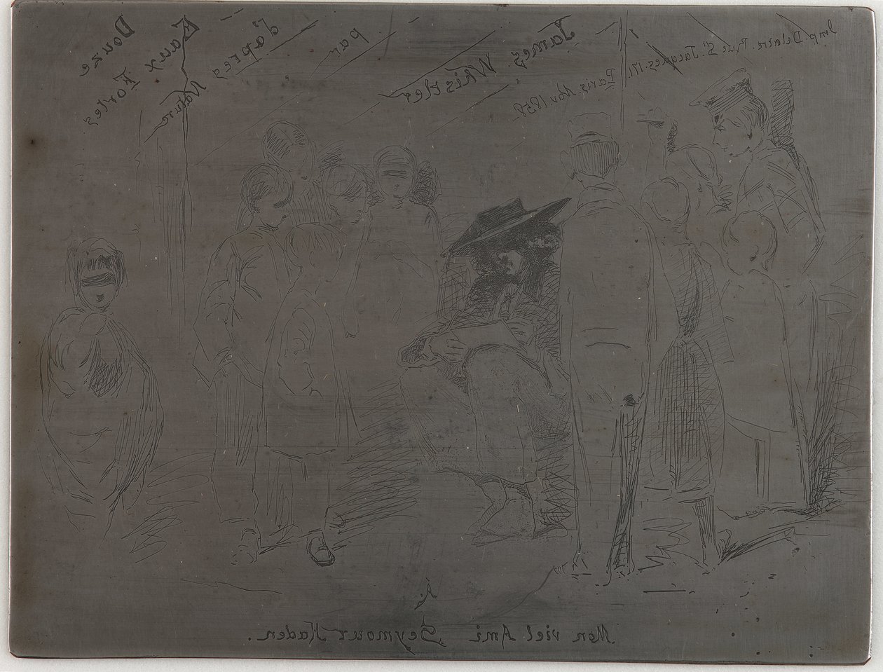 Titel zum französischen Set von James Abbott McNeill Whistler