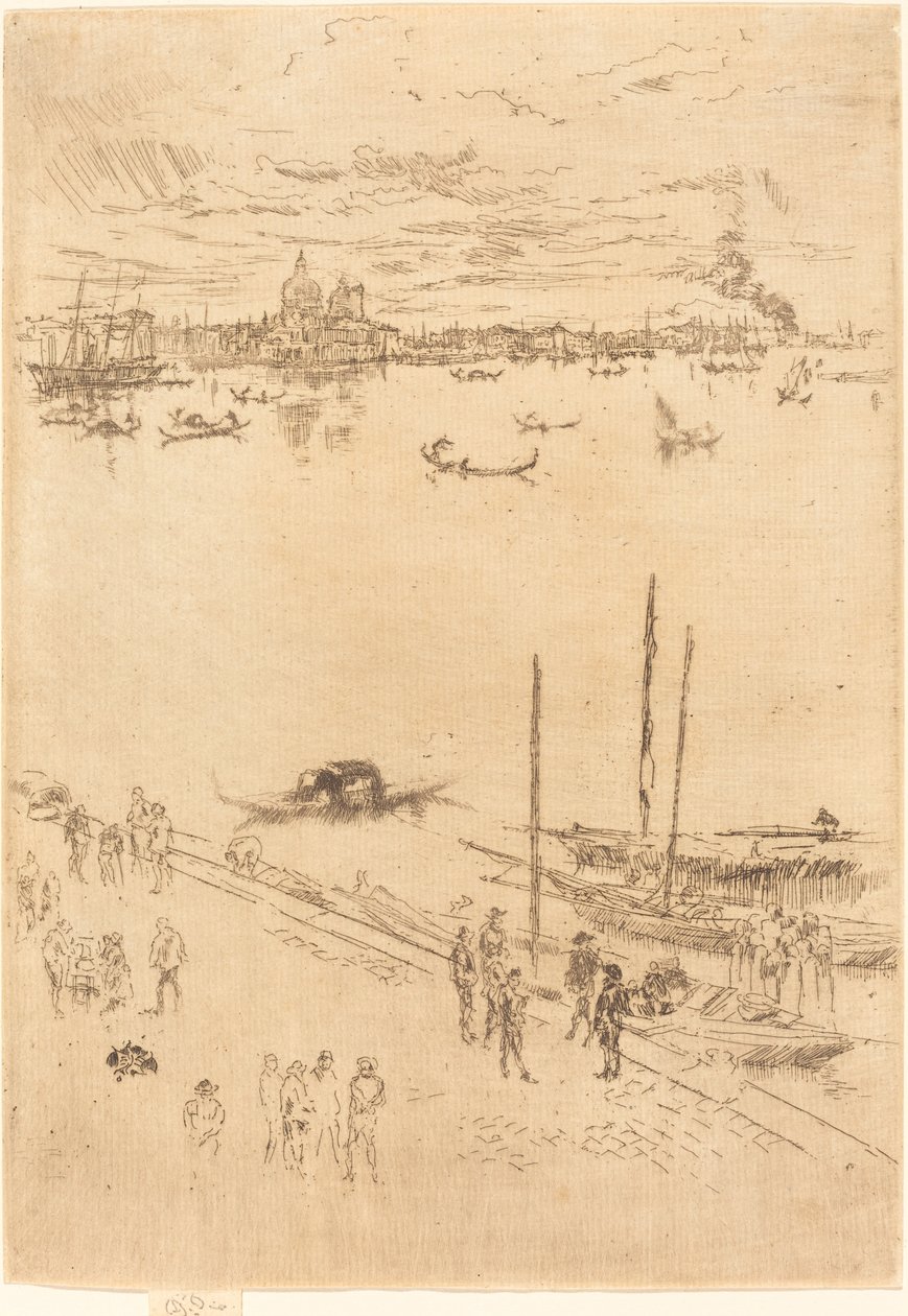 Aufrechtes Venedig von James Abbott McNeill Whistler