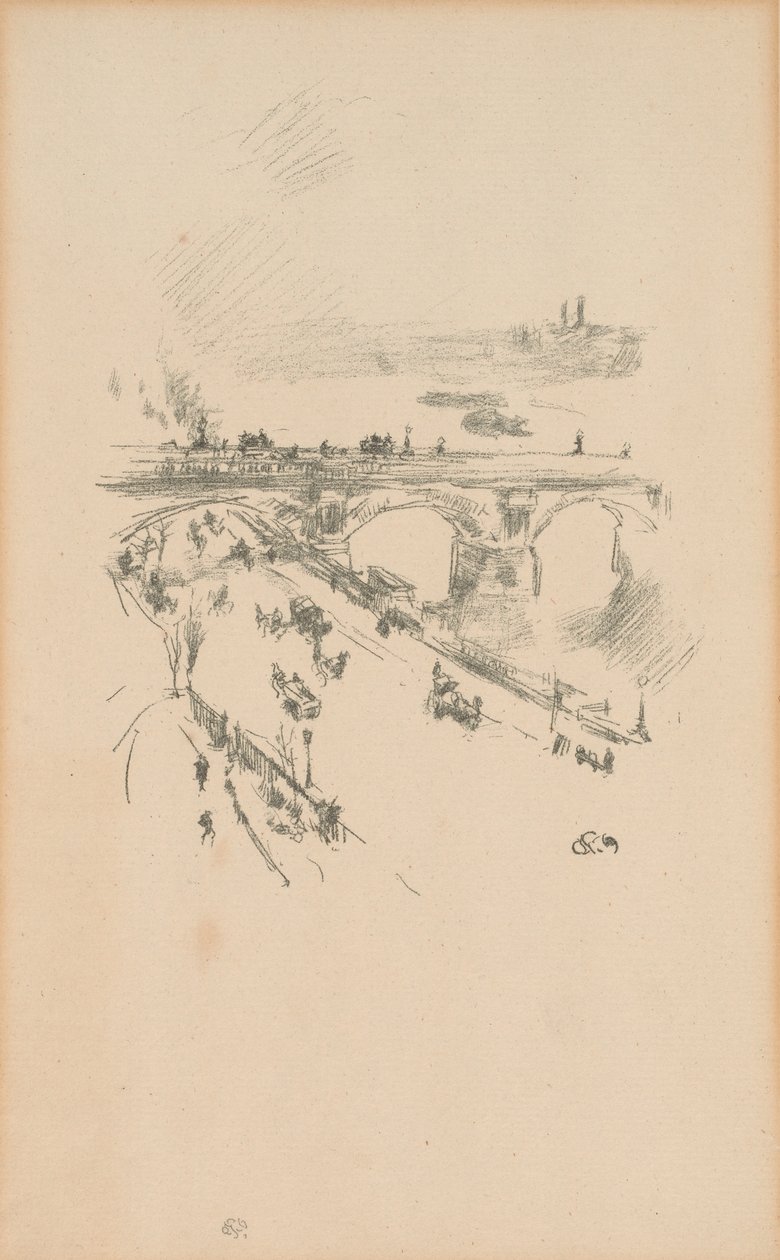 Waterloo-Brücke von James Abbott McNeill Whistler