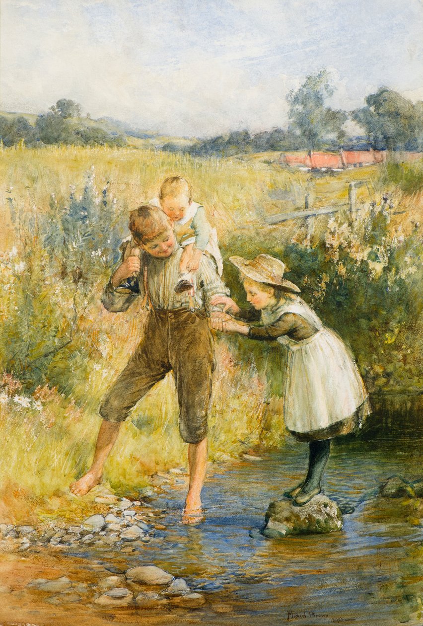 Überquerung des Baches von James Michael Brown