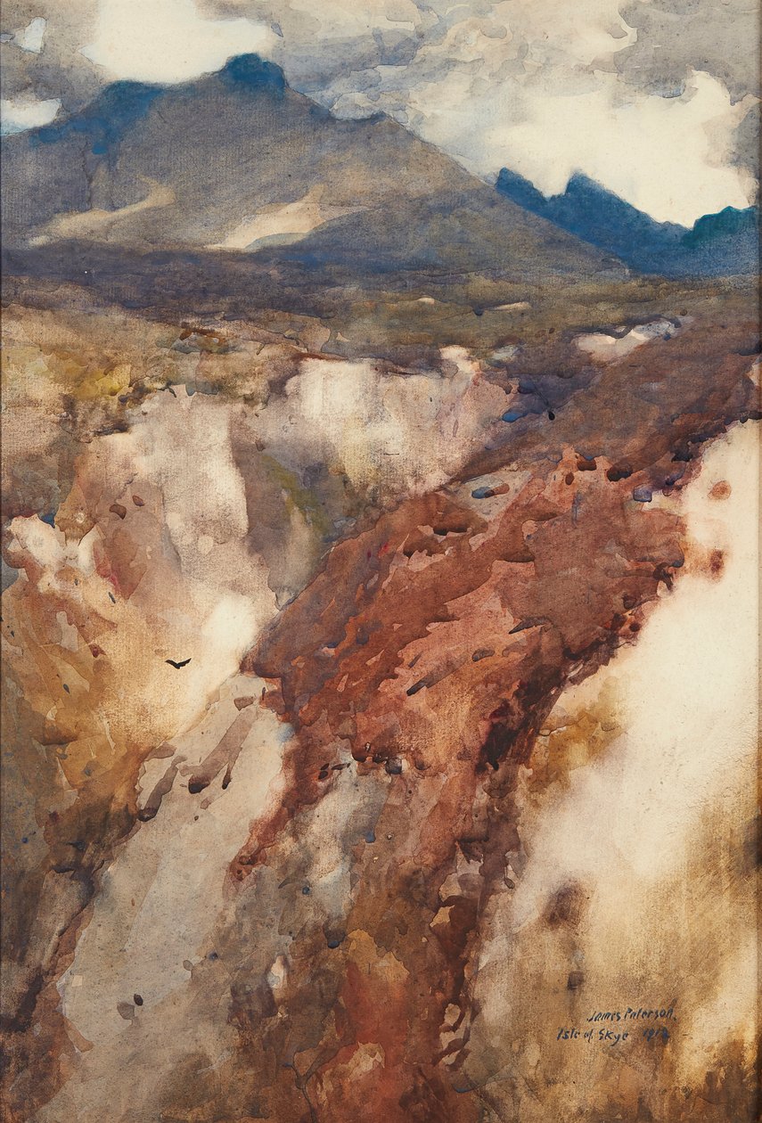 Insel Skye (Aquarell) von James Paterson
