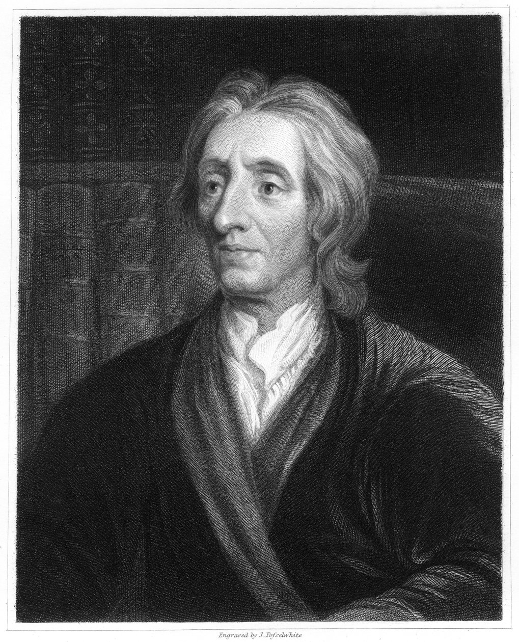 John Locke, englischer Philosoph, 1836 von James Posselwhite