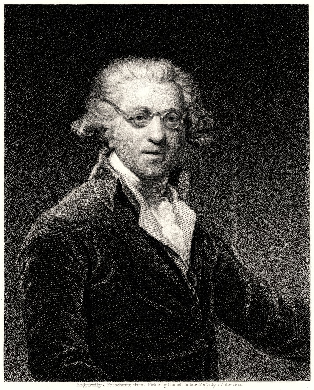 Sir Joshua Reynolds, 19. Jahrhundert von James Posselwhite