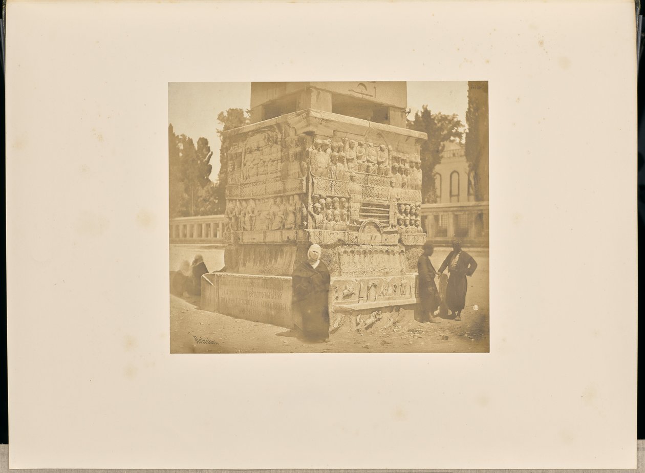 Sockel des Obelisken von Theodosius von James Robertson