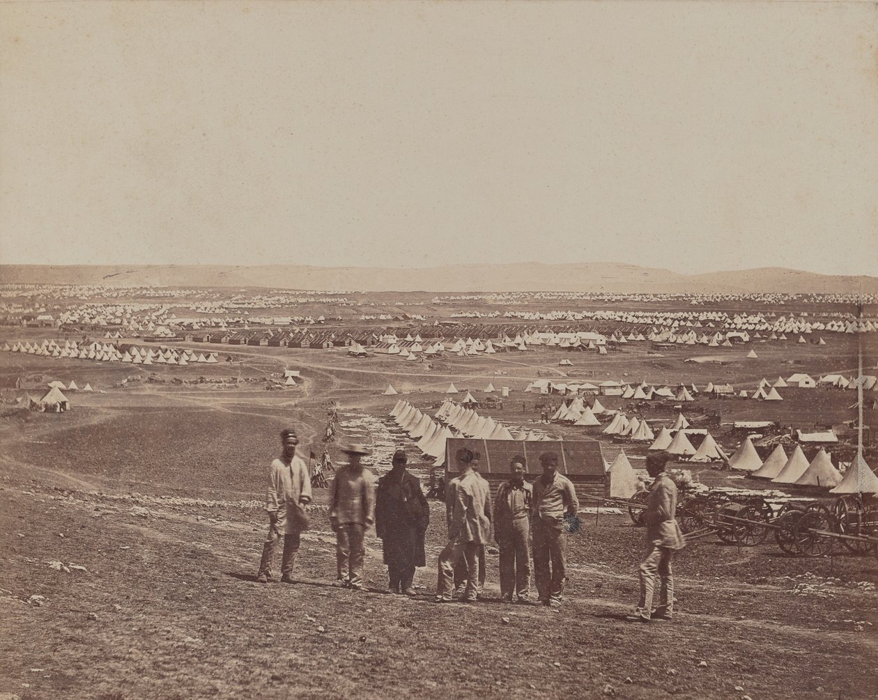 Gesamtansicht des Lagers von James Robertson