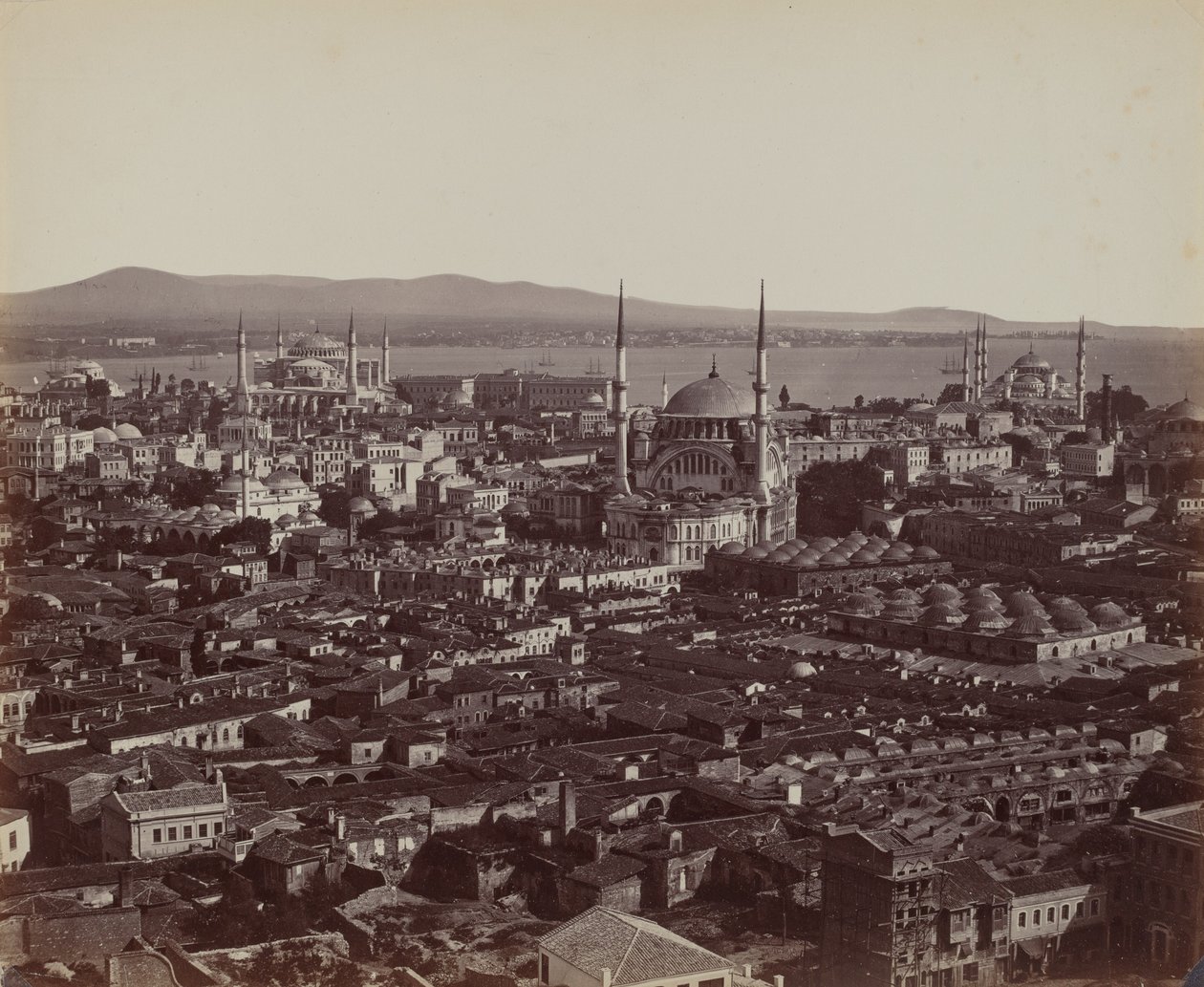 Panorama von Konstantinopel von James Robertson, and Felice Beato