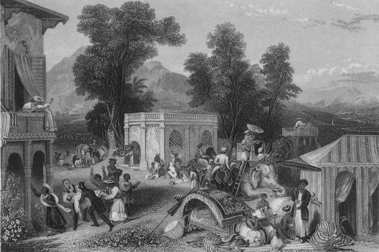 Tod von Bischof Heber, 1846 von James Sands