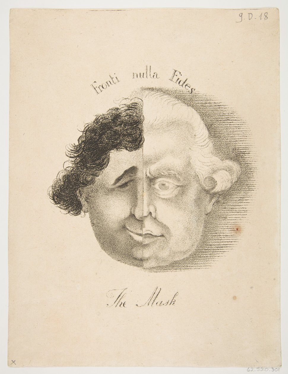 Die Maske, 21. Mai 1783 von James Sayers